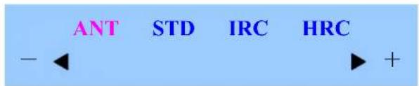 ANT STD IRC HRC - ◀ ► +