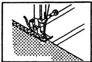 SINGER 1309 - Overlock stitches (For 2 dial model) - 5