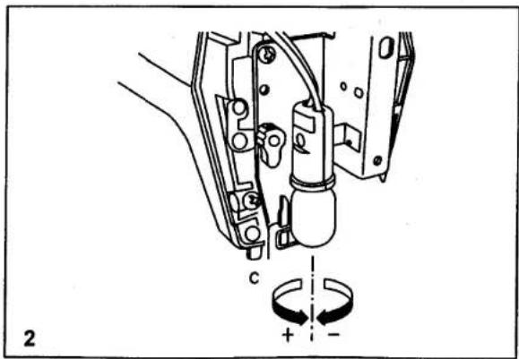 SINGER 1309 - Changing the bulb - 2