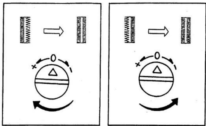 SINGER 1309 - Left and right side balance for buttonhole - 2