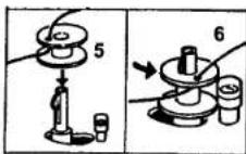 SINGER 1309 - □ Winding the bobbin - 5