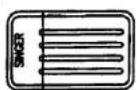 SINGER 1309 - Standard accessories - 9