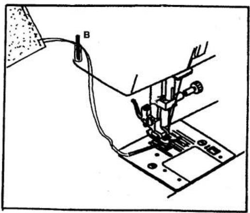 SINGER 1309 - □ Removing the work - 2