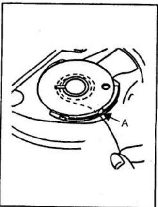 SINGER 1309 - ☐ Inserting the bobbin - 2