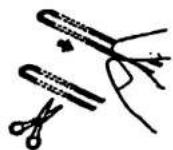 SINGER 1309 - Making a Buttonhole on Stretch Fabrics (E) - 6