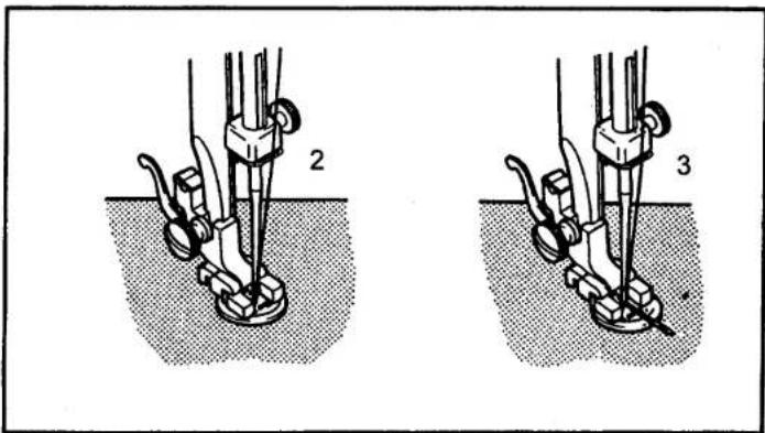 SINGER 1309 - □ Sewing on buttons (For 2 dial model) - 2