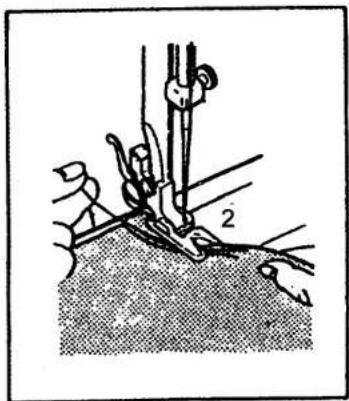 SINGER 1309 - □ Sewing with the optional hemmer foot (For 2 dial model) - 4
