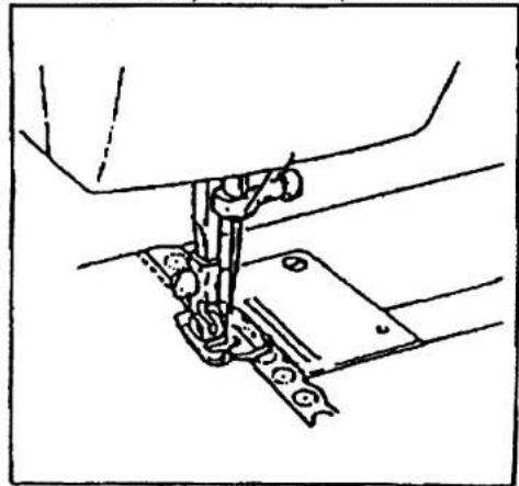 SINGER 1309 - □ Attaching lace - 5
