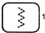 SINGER 1309 - □ Multi-stitch zig-zag (For 2 dial model) - 3