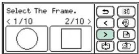 Select The Frame. < 1/10 2/10 >