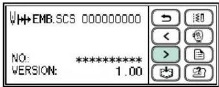 W→EMB.SCS 000000000 NO: ********** VERSION: 1.00