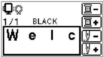 1/1 BLACK W e l c