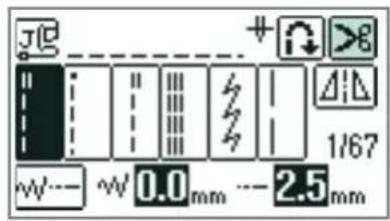 JG + 8 1/67 W 0.0 mm - 2.5 mm