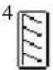 BABY LOCK Sofia BL137A - Sewing overcasting stitches using zigzag foot "J" - 4