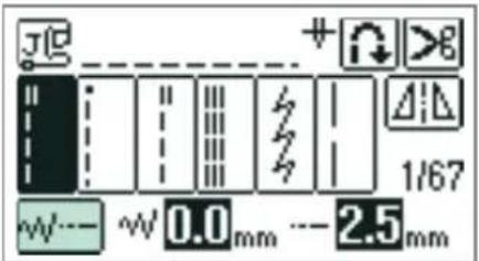 J12 + 8 1/67 W--- W 0.0 mm -- 2.5 mm