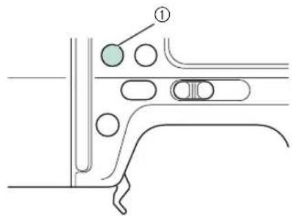 Technical diagram showing a mechanical assembly with labeled components and a numbered marker '①'