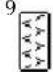 BABY LOCK Sofia BL137A - Sewing overcasting stitches using zigzag foot "J" - 2