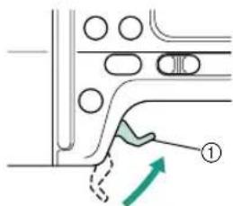 Diagram showing fluid flow through a pipe with labeled components and directional arrow