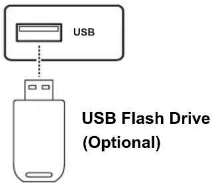 USB USB Flash Drive (Optional)