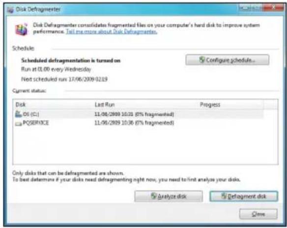 PACKARD BELL EasyNote Butterfly S - Disk Defragmenter - 1