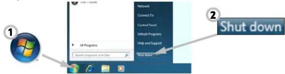 PACKARD BELL EasyNote Butterfly S - Turning your Computer OFF - 1