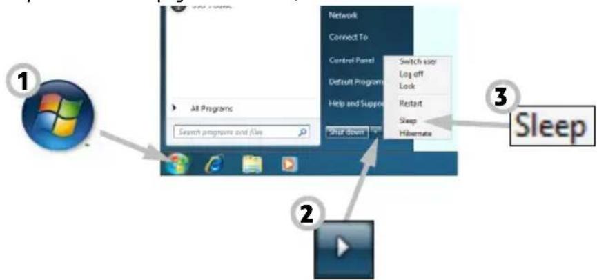 PACKARD BELL EasyNote Butterfly S - Sleep mode - 1