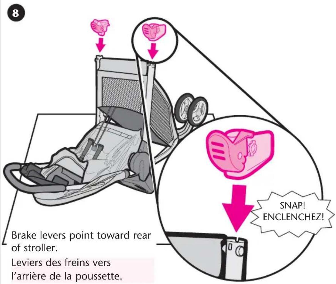 GRACO FastAction Fold - Rear Wheels • Les roues arrières - 2