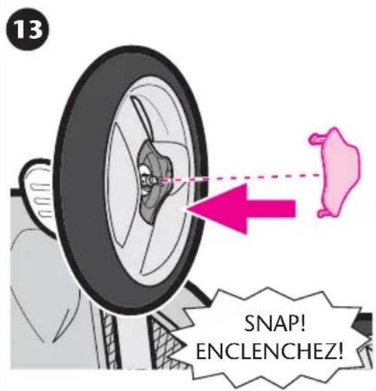 GRACO FastAction Fold - Rear Wheels • Les roues arrières - 7