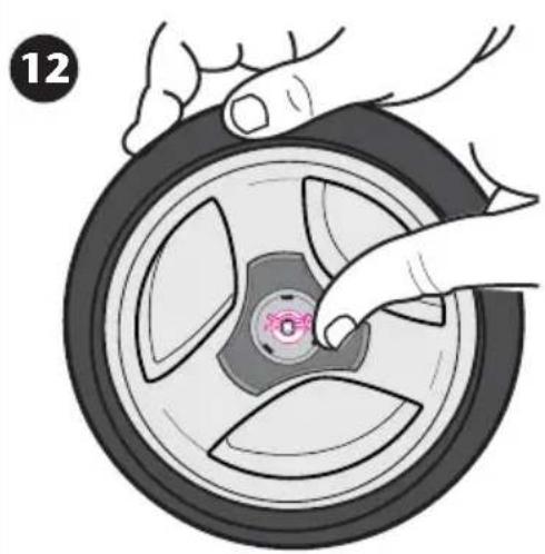 GRACO FastAction Fold - Rear Wheels • Les roues arrières - 6