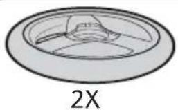 GRACO FastAction Fold - Rear Wheels • Les roues arrières - 1