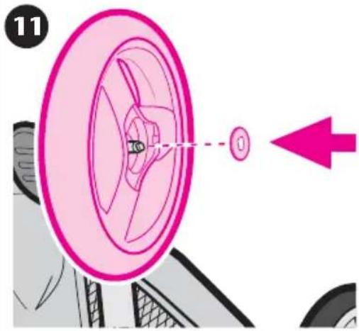 GRACO FastAction Fold - Rear Wheels • Les roues arrières - 5