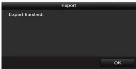 Export Export finished. OK