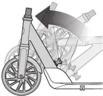 RAZOR A5 Prime - □ Unfolding the Scooter for First Time Use - 2