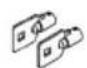 PANASONIC DS-PAN-212-2 - This Hardware Kit includes: - 2
