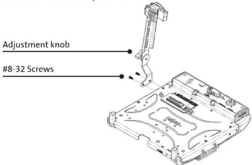 Adjustment knob #8-32 Screws