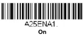 HONEYWELL 7980G-2USBC-0 - Straight 2 of 5 IATA (two-bar start/stop) - 2