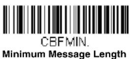 HONEYWELL 7980G-2USBC-0 - Codablock F Message Length - 1