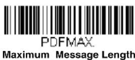 HONEYWELL 7980G-2USBC-0 - PDF417 Message Length - 2