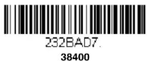 HONEYWELL 7980G-2USBC-0 - RS232 Baud Rate - 8