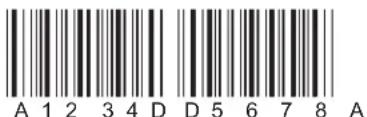 A 1 2 3 4 D D 5 6 7 8 A