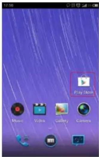12:56 Play Store Music Video Gallery Camera