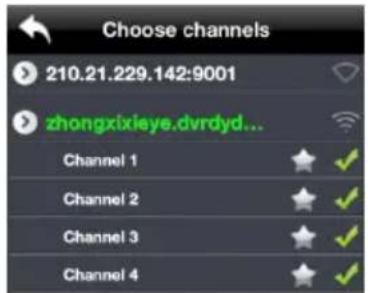 Choose channels 210.21.229.142:9001 zhongxixieye.dvrdyd... Channel 1 Channel 2 Channel 3 Channel 4