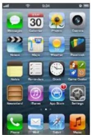 30 Messages Calendar Photos Camera Videos Maps Weather Playbox Notes Reminders Clock Game Setup Newscend iTunes App Store Settings Phone Mail Saturn Music