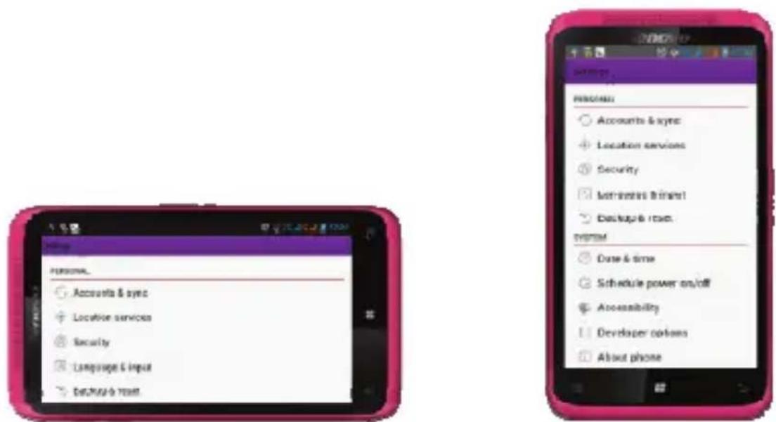 LENOVO S720 - Menggunakan S720 dalam modus lanskap atau potret. - 1