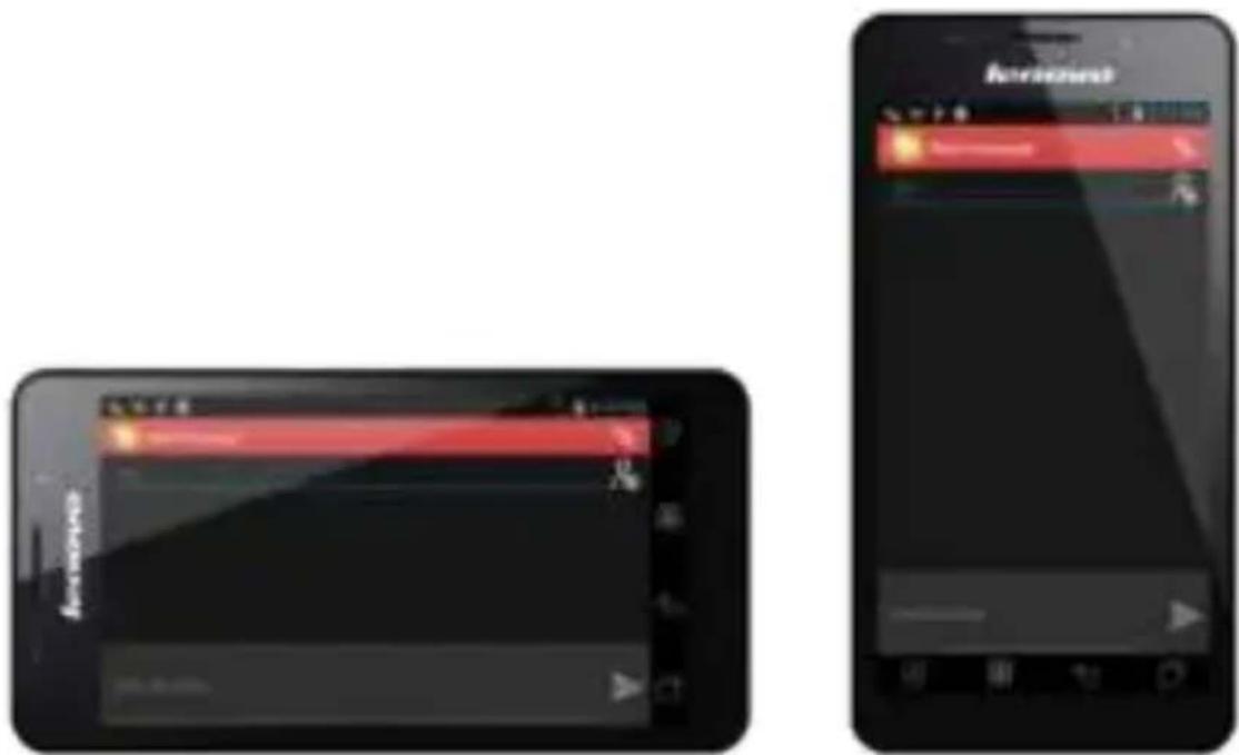 LENOVO K860 - Dùng điện thoại ik860 ở chế độ nằm ngang hoặc dọc - 1