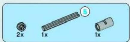 3D illustration of a black cylindrical object with two small protrusions, labeled '1x' and '13' (no text or symbols on the object itself)