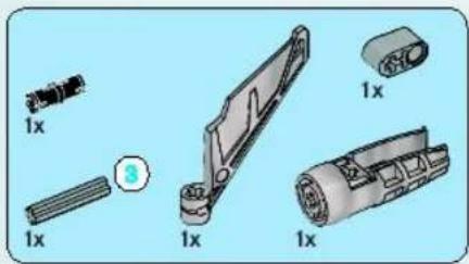Illustration of various mechanical components with no visible text or symbols