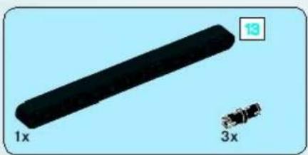 3D illustration of a black cylindrical object with two smaller mechanical components, labeled 1x and 3x (no text or symbols on the object itself)