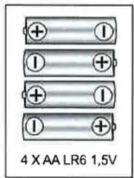 4 X AA LR6 1,5V