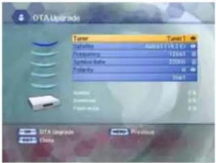 OTAUpgrade Tuner Tuner1 Frequency 40000/11/02 (A) Frequency 12668 Symbol Rate 22000 Power 5000 Blot? Sensitivity 0 % Standard Dev 0 % Class mode 0 % OTA Upgrade Close Pricetout